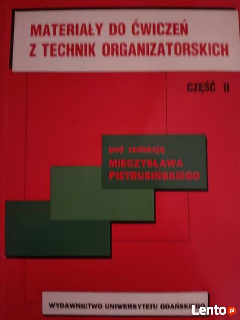 Materiały do ćwiczeń z technik organizatorskich