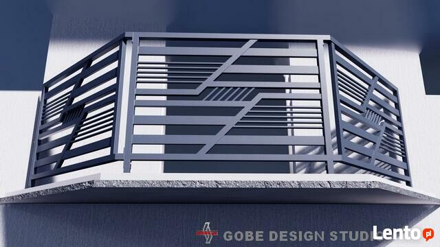 ogrodzenia bramy balustrady balkonowe schodowe