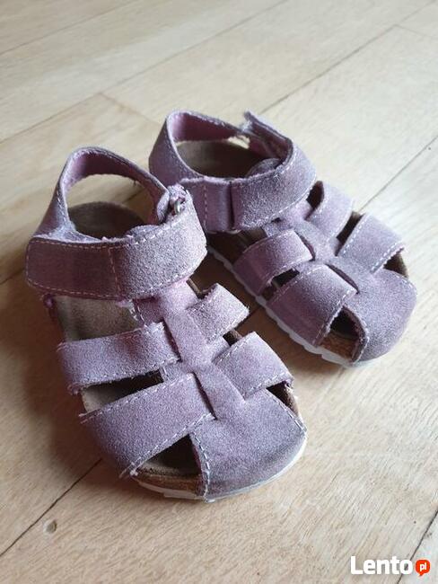 Różowe letnie sandałki Resserved Couture rozm 18/19