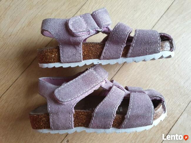 Różowe letnie sandałki Resserved Couture rozm 18/19