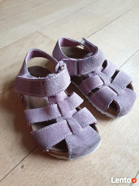 Różowe letnie sandałki Resserved Couture rozm 18/19