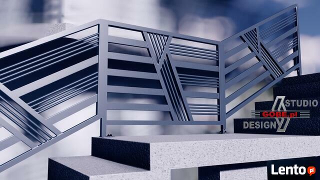 ogrodzenia bramy balustrady balkonowe schodowe