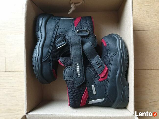 Ocieplane trzewiki Bartek Sympatex, czarno-czerwonym rozm.20