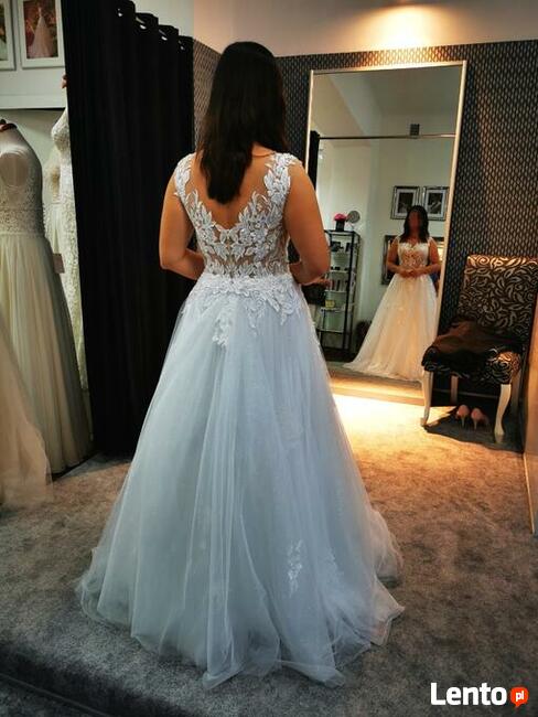 !! BIAŁA suknia ślubna ANTRA MARISSA 36/38 Z SALONU !!