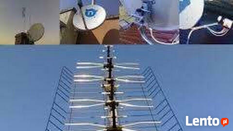 Anteny;montaż, regulacja siły i jakości sygnału satelit.