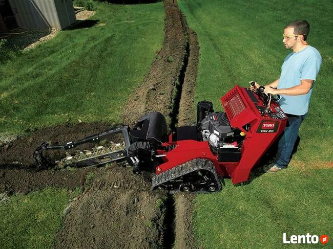 Wynajem wynajmę Koparkę łańcuchowa na gąsienicach do 1 m!!