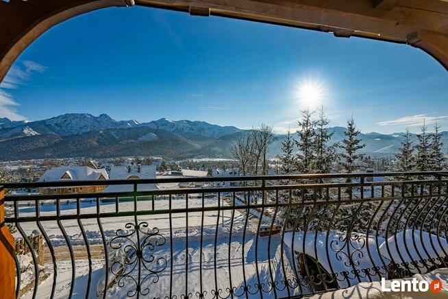 Ap. Hruby Regiel, widok, kominek, ferie Zakopane