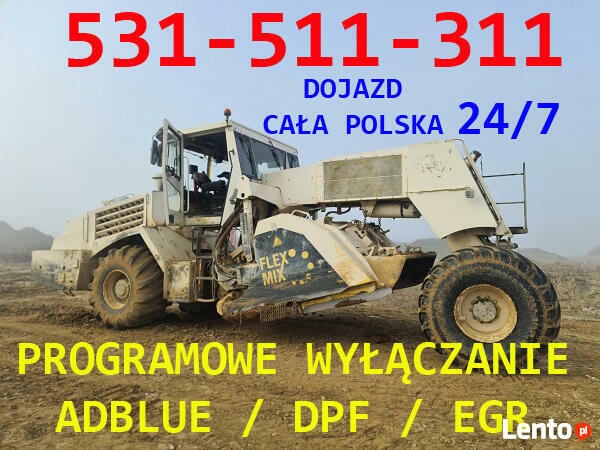 Caterpillar CAT Wyłączanie Usuwanie Adblue SCR / DPF / EGR