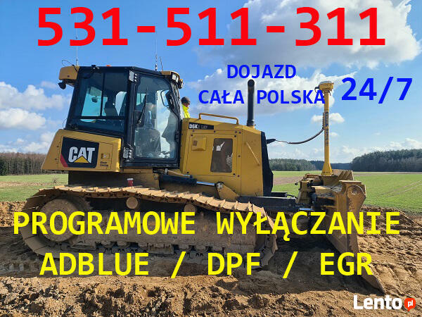 Caterpillar CAT Wyłączanie Usuwanie Adblue SCR / DPF / EGR