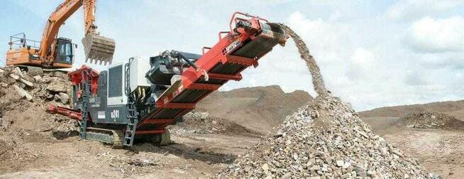 Wynajem Kruszarki szczękowej. Usługi kruszenia