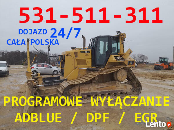 Caterpillar CAT Wyłączanie Usuwanie Adblue SCR / DPF / EGR