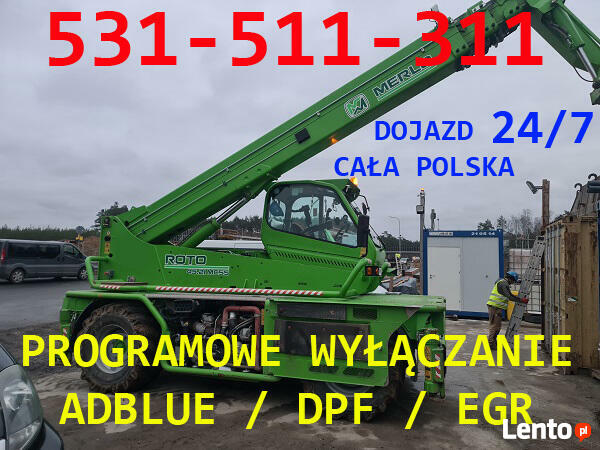 Caterpillar CAT Wyłączanie Usuwanie Adblue SCR / DPF / EGR