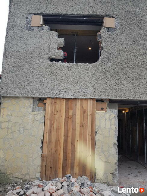 Wyburzenia scian nośnych podciagi nadproza Katowice belki