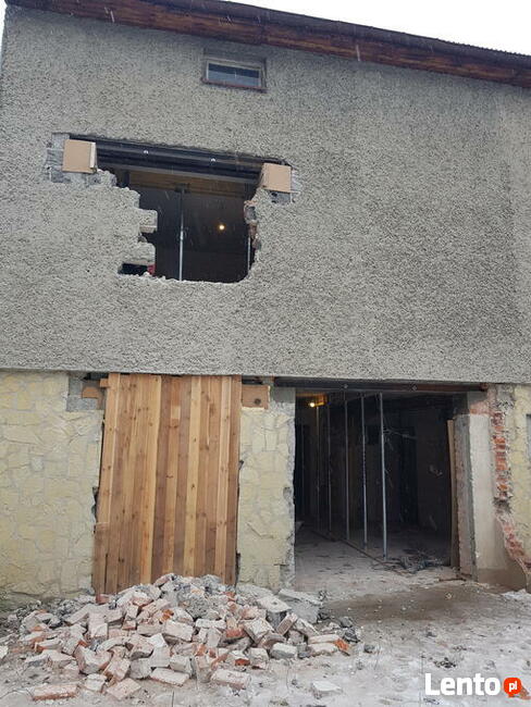 Wyburzenia scian nośnych podciagi nadproza Katowice belki