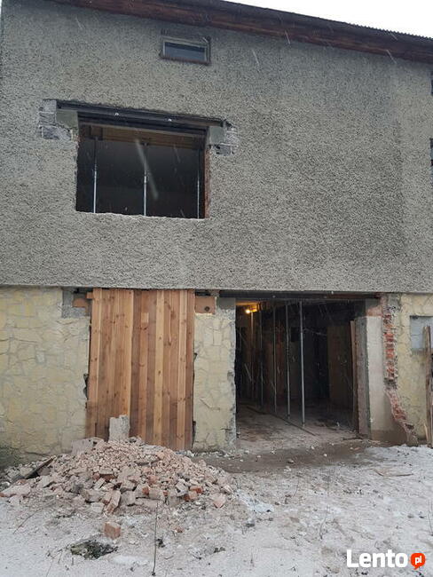 Wyburzenia scian nośnych podciagi nadproza Katowice belki