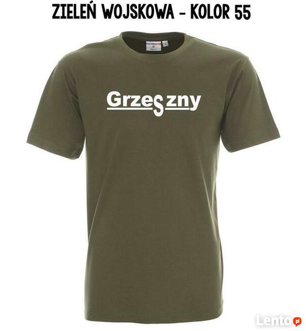 Koszulka z nadrukiem Grzeszny