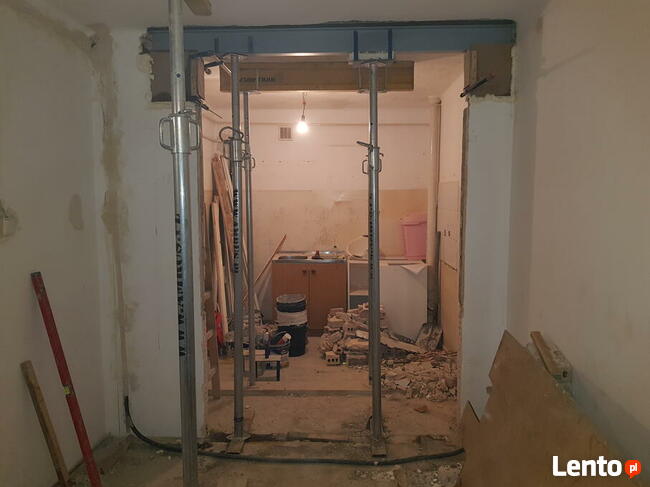 Wyburzenia scian nośnych podciagi nadproza Katowice belki