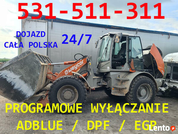 Caterpillar CAT Wyłączanie Usuwanie Adblue SCR / DPF / EGR