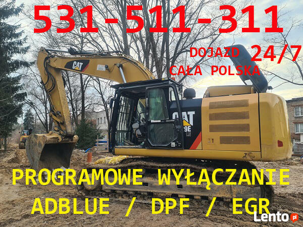Caterpillar CAT Wyłączanie Usuwanie Adblue SCR / DPF / EGR