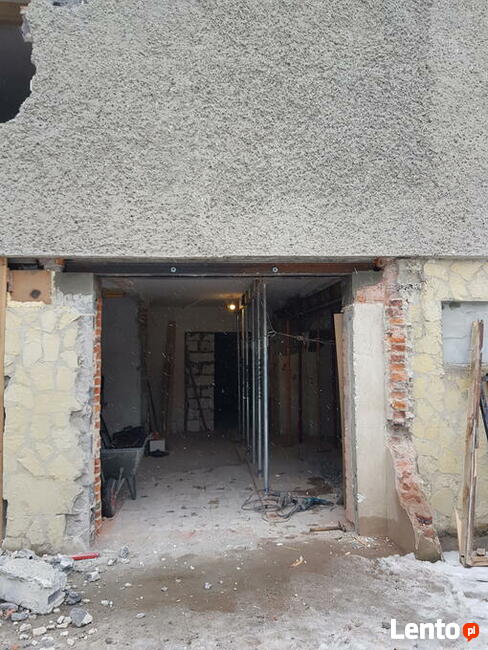 Wyburzenia scian nośnych podciagi nadproza Katowice belki