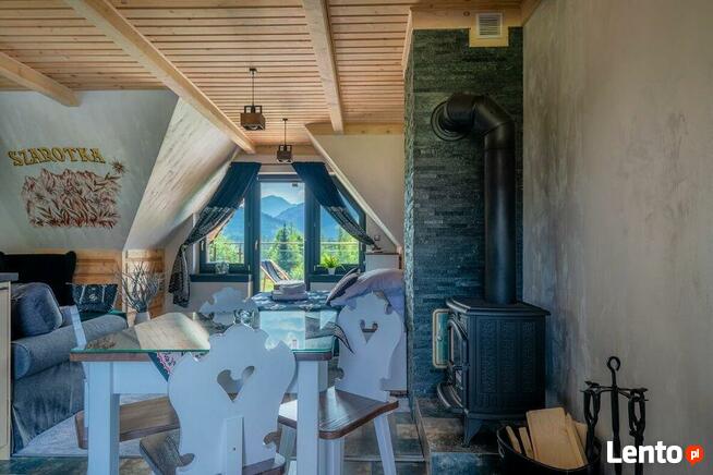 Ap. Szarotka, Kościelisko, widok, kominek, spa w cenie, tanio