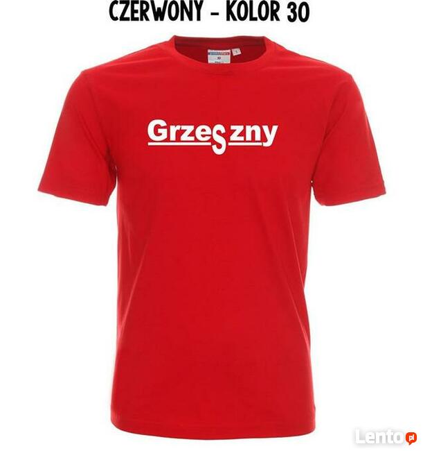 Koszulka z nadrukiem Grzeszny
