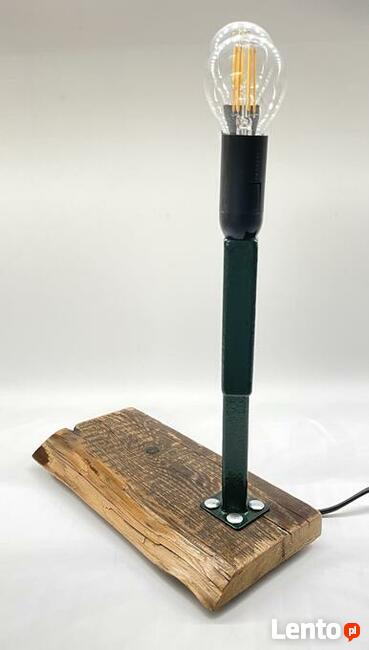 Niepowtarzalna lampka stołowa biurkowa Kaktus HandMade