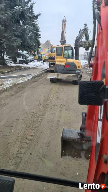 Pracę ziemne minikoparka, drenaż,niwelacja terenu