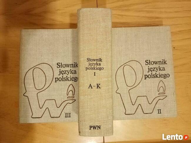 Słownik języka polskiego tom 1-3 PWN