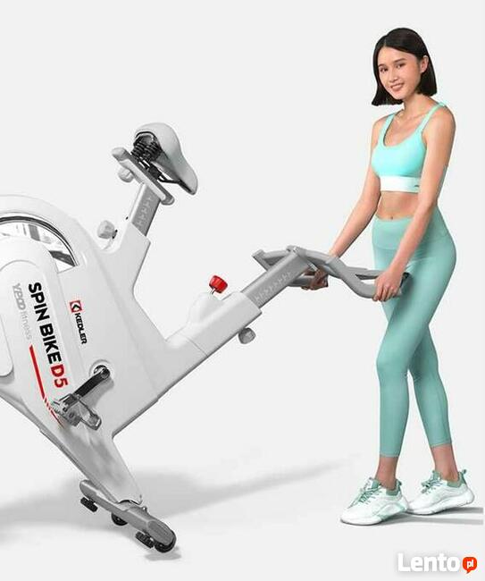 Rower Treningowy Spin Bike D5 solidny, NOWOŚĆ!+ smartwotch.