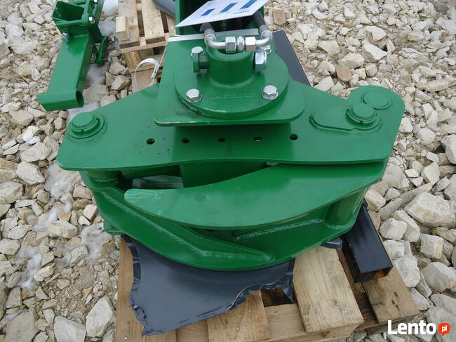 GŁOWICA ŚCINKOWA do drewna mini koparka chwytak BIOMASA