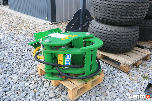 GŁOWICA ŚCINKOWA do DREWNA chwytak BIOMASA koparka Silvatech