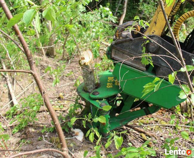 GŁOWICA ŚCINKOWA do DREWNA chwytak BIOMASA koparka Silvatech