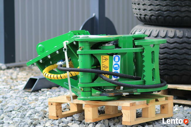 GŁOWICA ŚCINKOWA do DREWNA chwytak BIOMASA koparka Silvatech