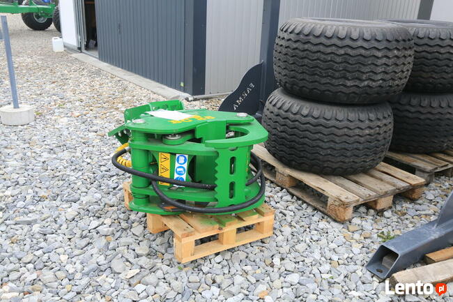 GŁOWICA ŚCINKOWA do DREWNA chwytak BIOMASA koparka Silvatech