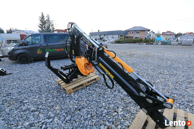 ŻURAW 5,5m Dźwig wysuw 1.3m Zaczep do Przyczepy Leśnej i TUZ