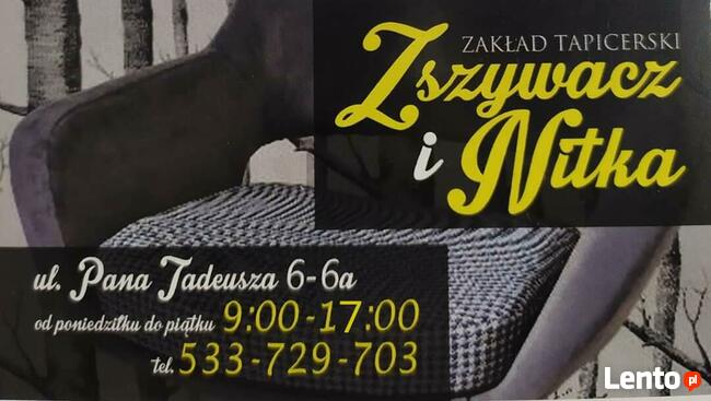 Usługi Tapicerskie Olsztyn Renowacja Mebli Tapicer