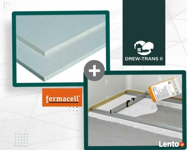 Płyta suchy jastrych Fermacell gipsowo włóknowa 500x1500x20