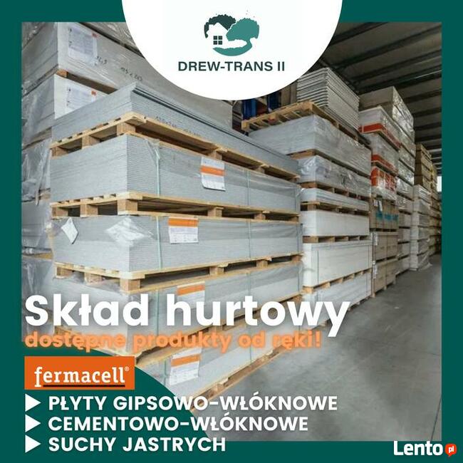 Płyta suchy jastrych Fermacell gipsowo włóknowa 500x1500x20