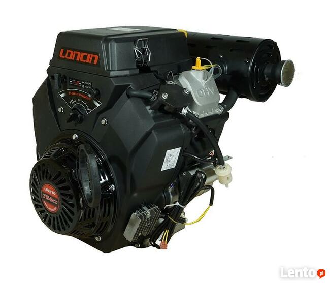 Silnik spalinowy dwucylindrowy Loncin LC2V80FD 27KM ElStart