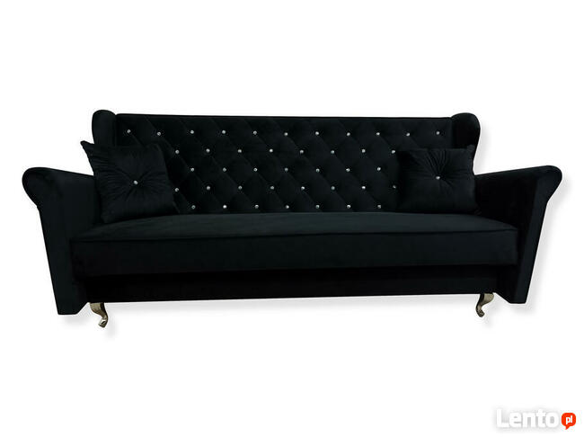 kanapa sofa uszak skandynawska wersalka rozkładana Glamour