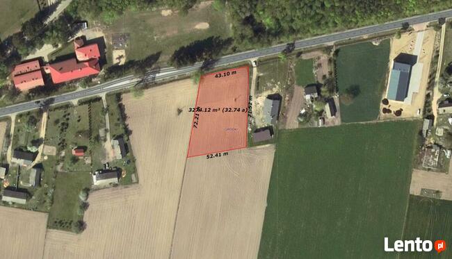 Atrakcyjna działka w miejscowości Gródki .