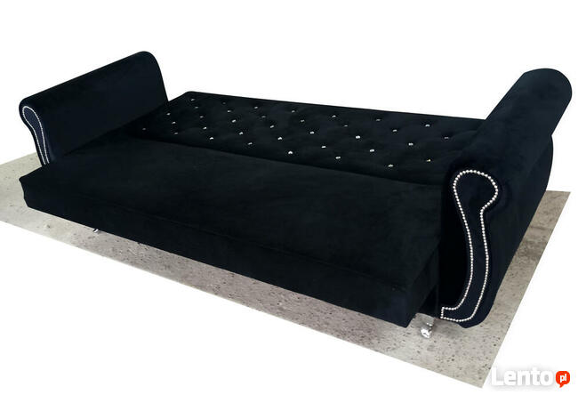 RATY wersalka Chesterfield rozkładana Glamour kanapa łóżko