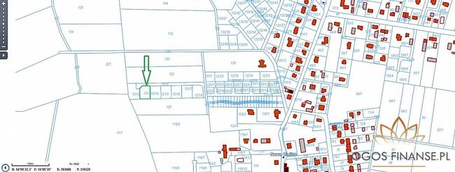 Działka budowlana Mścice gm. Będzino Mścice, Strzeżenice