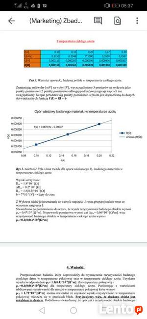 Sprawozdanie z doświadczenia - Studia cała Polska