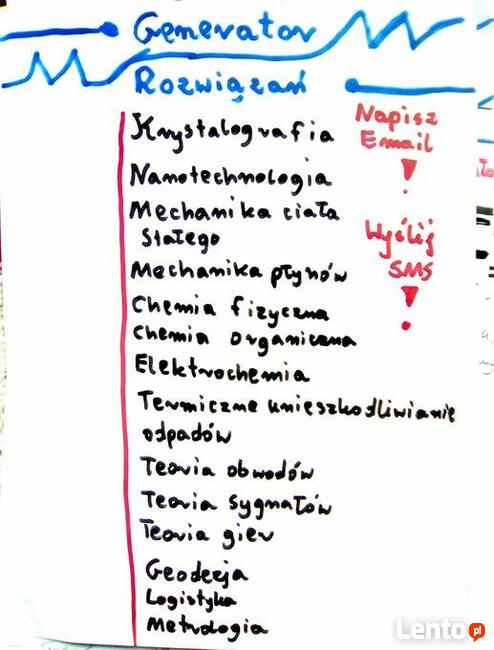 Pomoc studia Polska Korepetycje/Rozwiązywanie/Egzaminy