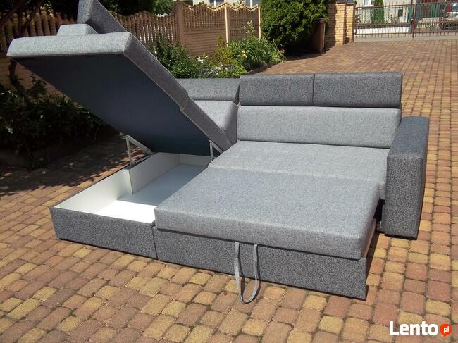 Narożnik-regulacja zagłówków/sprężyny/pojemnik