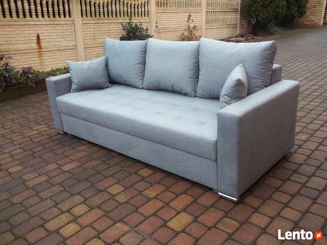 Kanapa-150 cm szerokie spanie/sprężyny bonell/pojemnik