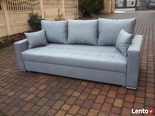 Kanapa-150 cm szerokie spanie/sprężyny bonell/pojemnik