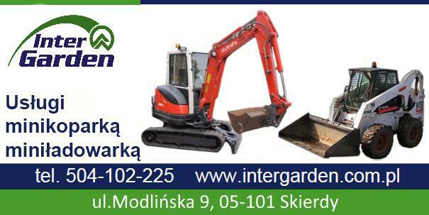 Usługi minikoparką i miniładowarką Serock